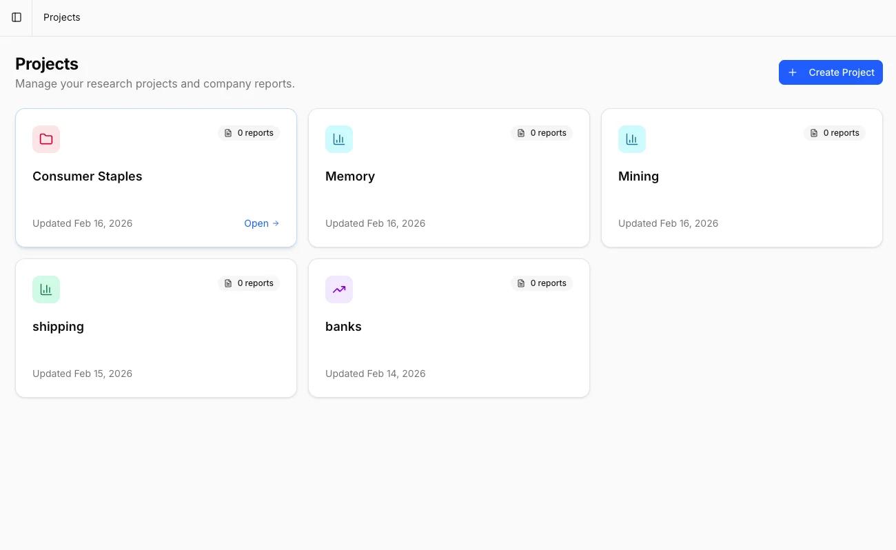 DataToBrief Projects Overview